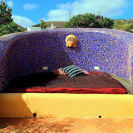 Сasa de vacaciones Concha - Sonnenbett, Sauna, Traumhafter Meerblick, Beheizter Pool, Billiard, Tischtennis La Asomada (Lanzarote)
